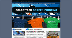 Desktop Screenshot of colortechscreenprinting.com