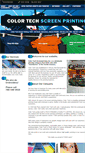 Mobile Screenshot of colortechscreenprinting.com